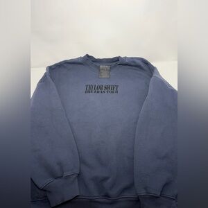 Taylor Swift Eras Tour Blue Crewneck 2023-2024, Size Medium